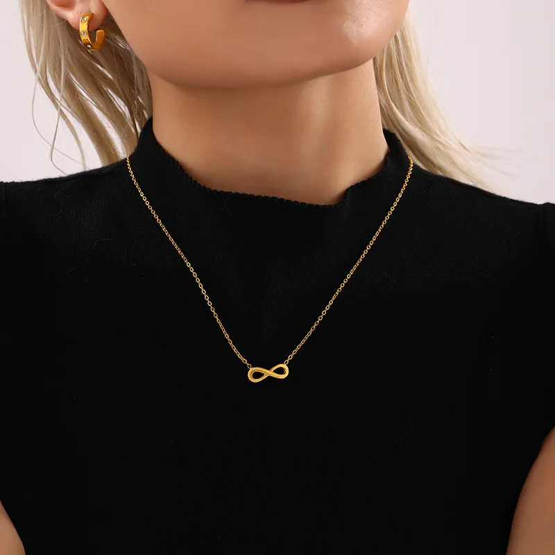 Infinity Symbol Pendant Necklace - Image 4