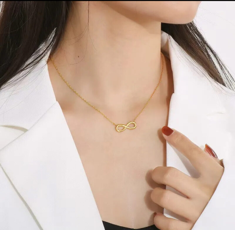 Infinity Symbol Pendant Necklace - Image 3
