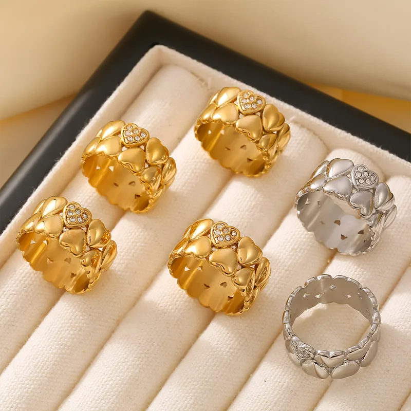 Heart Link Ring