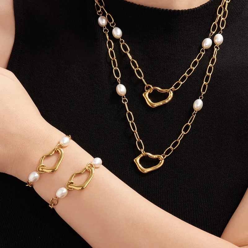 Golden Pearl Link Set - Image 8