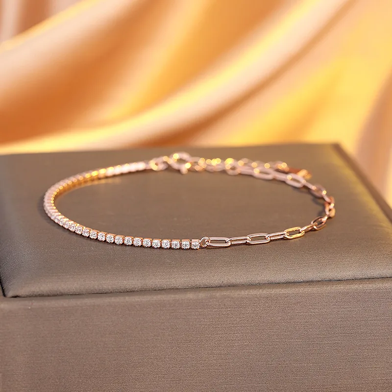 Sterling Silver Lumière Duo Chain Bracelet - Image 4