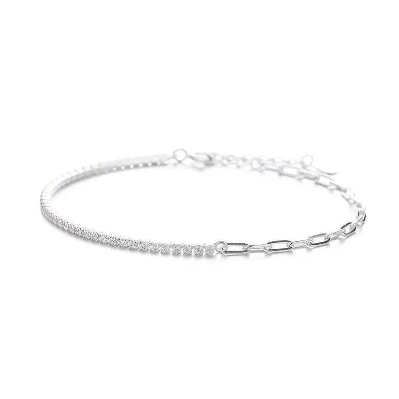 Sterling Silver Lumière Duo Chain Bracelet - Image 3