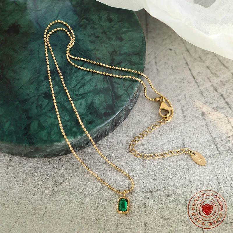Emerald Pendant Necklaces - Image 3