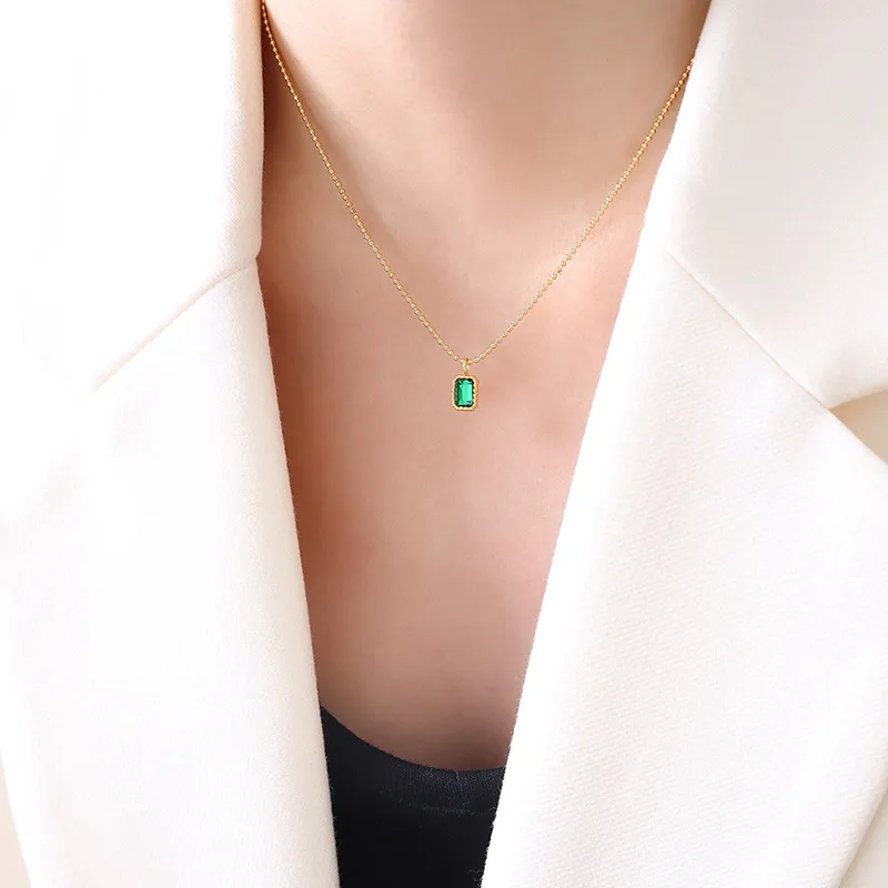 Emerald Pendant Necklaces - Image 2