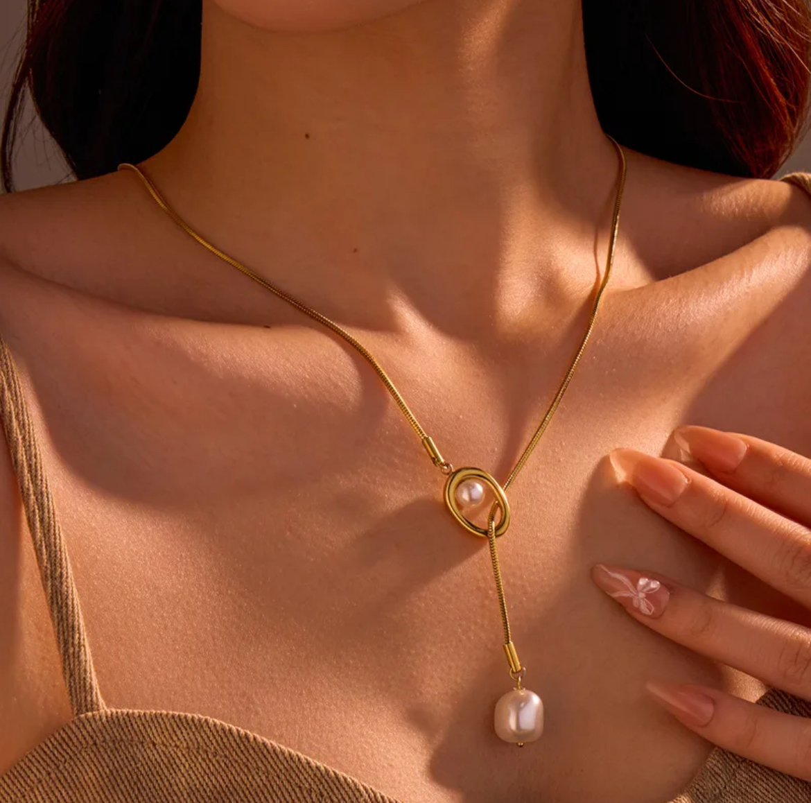 Pearl Pendant Necklace - Image 4