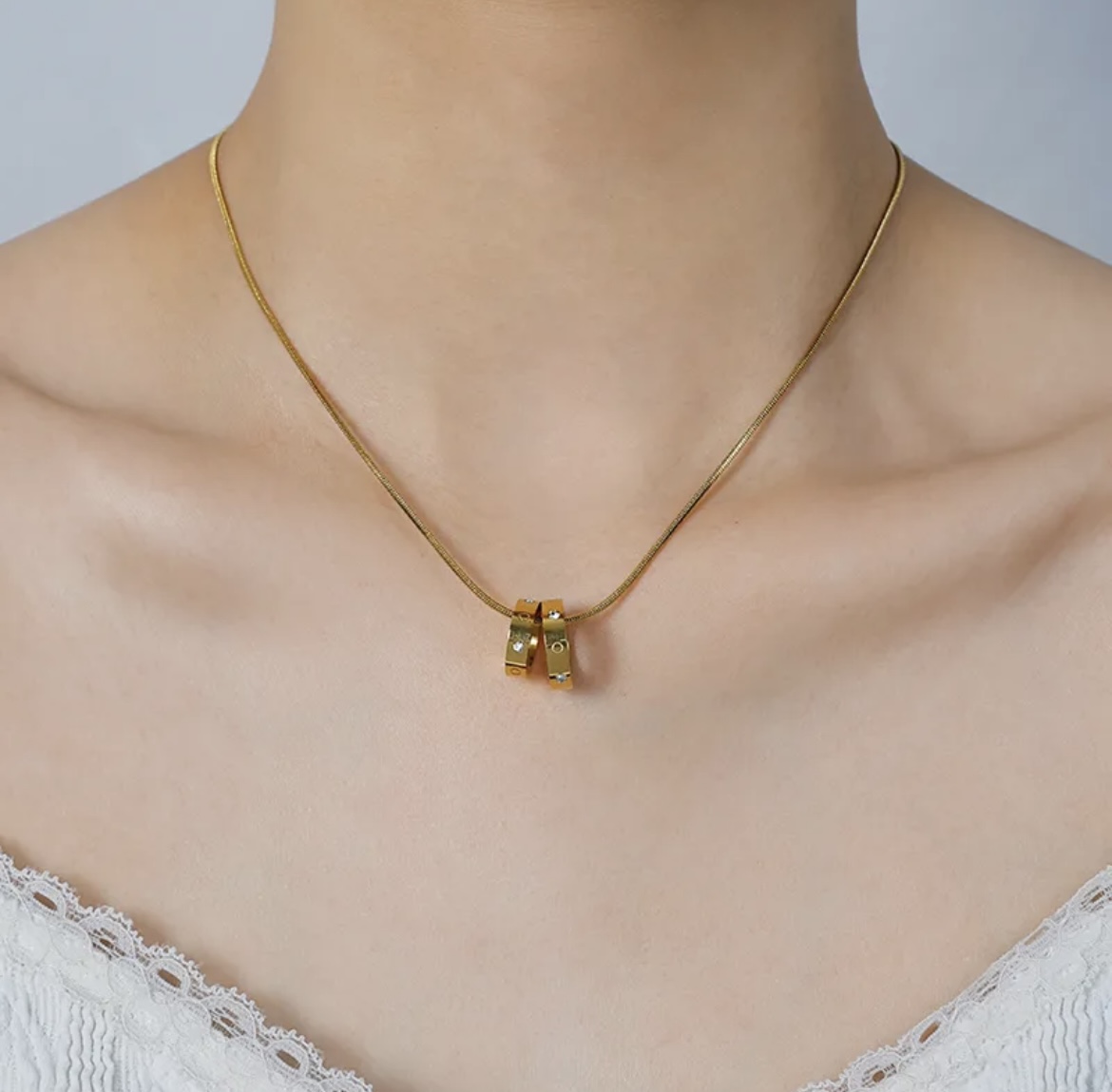 Minimalist  Charm necklace - Image 2