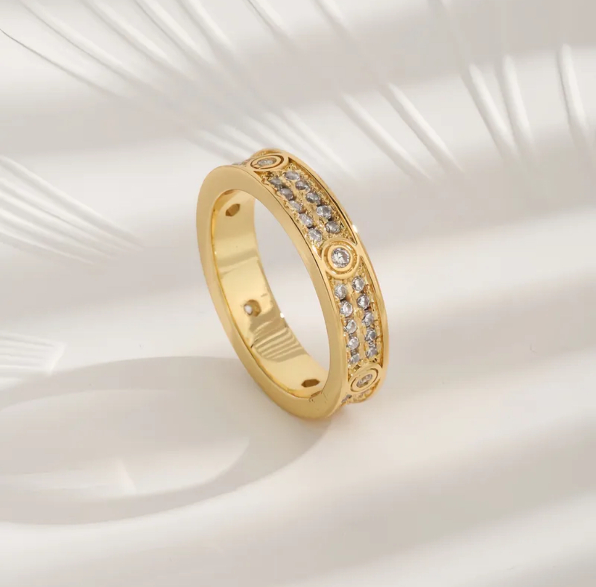 Pave Eternity Band Ring - Image 2