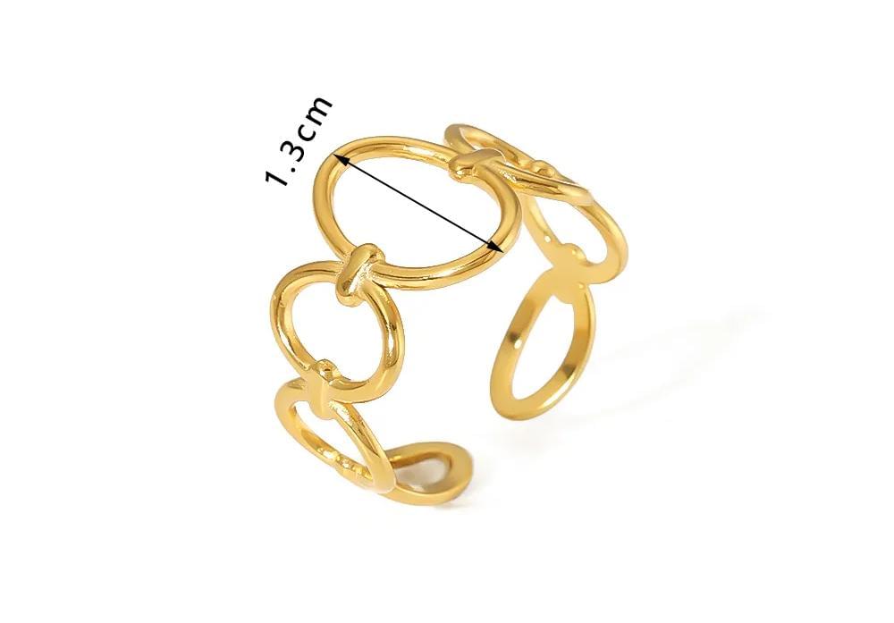 Gold Adjustable Ring - Image 5