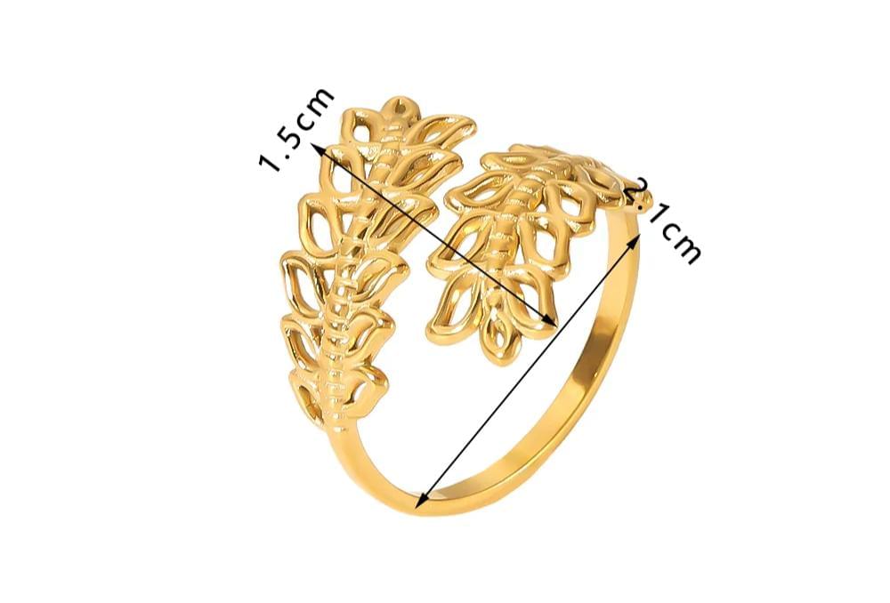 Gold Adjustable Ring - Image 4
